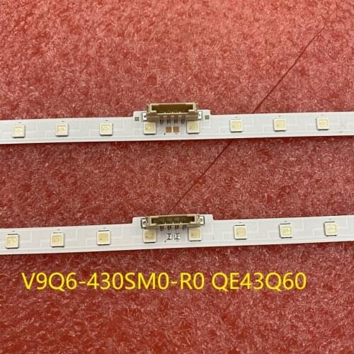 Kit 2pcs 38LED LED bar for Samsung 43inch TV V9Q6-430SM0-R0 QE43Q60RAT BN96-48377AL QE43Q60TAU