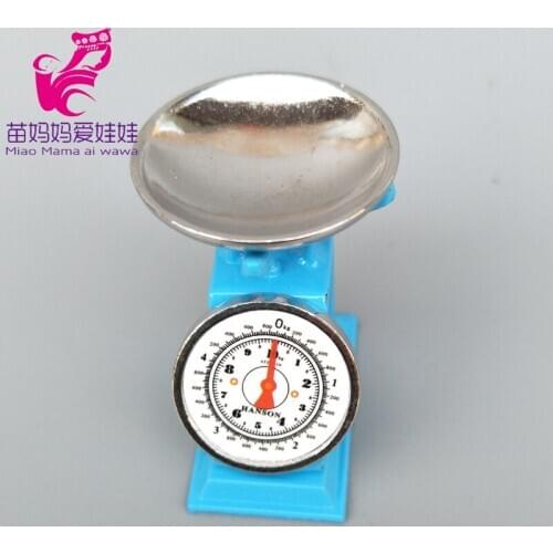 Doll use charm Electronic scale for Fruits and vegetables store diy for doll house diy supermarket Scene Decoration