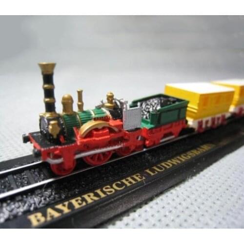 Diecast 1/220 Scale BAYERISCHE LUDWINGSBAH Mini Track Train Set Simulation Classic Collection Static Display Gift Decoration
