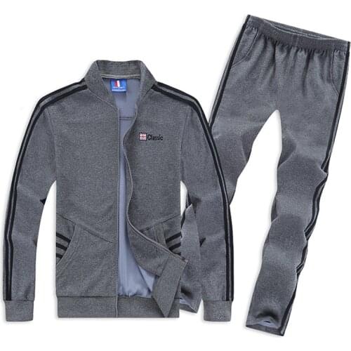 2018 Mens Sports Suit Winter Autumn Basketball Jogging New Cotton Large Size Sports Set Running Fitness XXXL 4XL 5XL 6XL 7XL 8XL