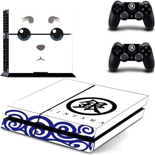 Gin Tama Style PS4 Skin Sticker for Playstation 4 Console & 2 Controllers Decal Vinyl Protective Skins Style 4