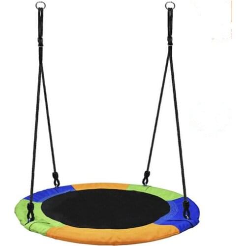 2021 new 100cm diameter wear resistant childrens swing outdoor enhanced UV resistance weight-bearing 900D Oxford cloth swing