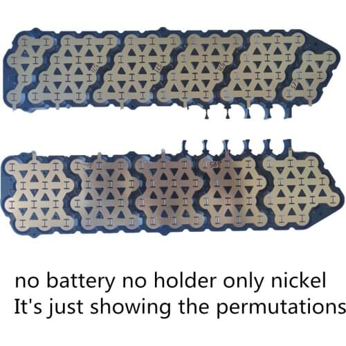 New HaiLong 0.15 Nickel Strip Welding Tape 6mm 18650 Battery Holder Plate DIY 10s6p 36v