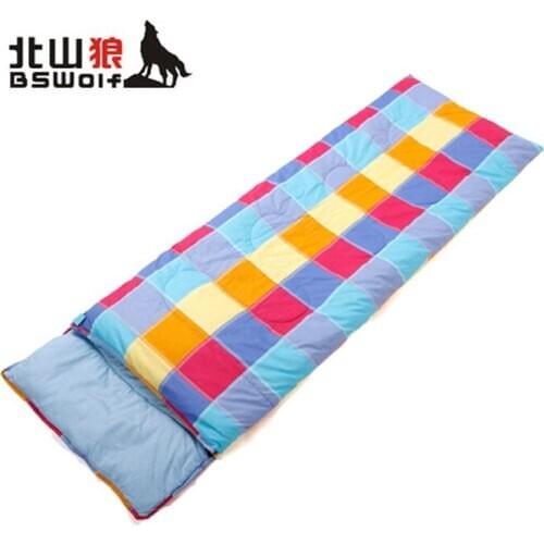 Ping bags outdoors in spring and autumn adult envelope type cotton sleeping bag camping can spell of lovers sleeping bag