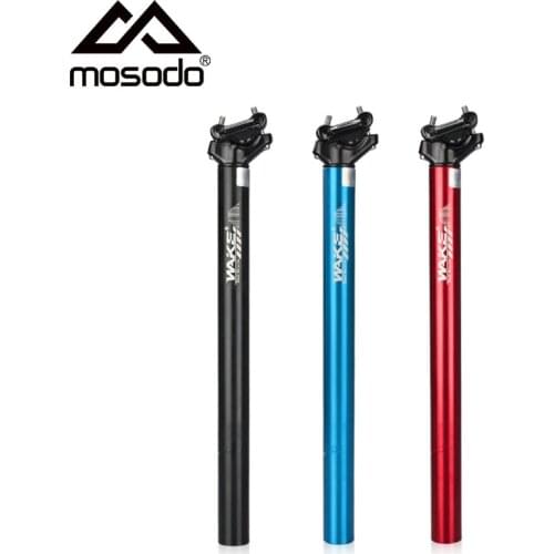 Bicycle Seatpost MTB Road Bike Aluminum Suspension Seat Post Tube 400mm Ultralight Saddle Pole 27.2/31.6mm Bike Part Accessories