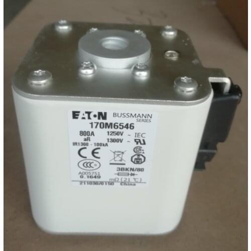 Fuses: 170M6546 800A 1250V / 170M6547 900A 1100V aR