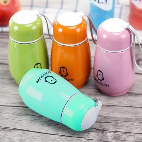 Higt Quality Creative 300ml Vacuum Flask Outdoor Thermal Cup Penguin Coffee Sports Portable Stainless Steel Water Bottle Mug
