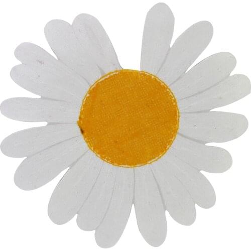Sun Flower Little Daisies Embroidery Applique Sequin patches for Woman Clothes DIY Dress Jacket Badge Sewing Accessories TH1937