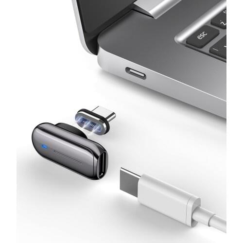 Magnetic USB C Adapter 24Pins Type C Connector Thunderbolt 3 PD 100W Fast Charging 40Gbp/s Converter for iPad MacBook Pro Switch