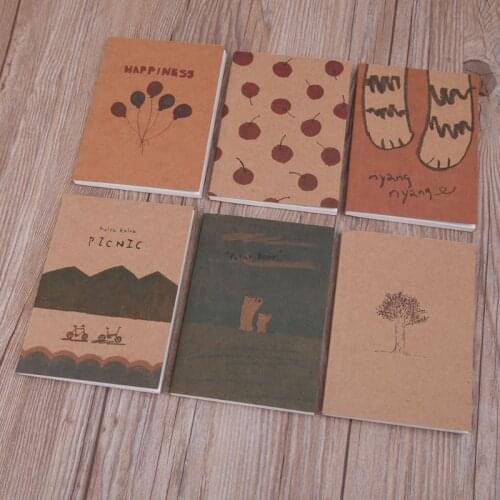 Notebook Blank Page Painting Paper Book Journal Diary Notepad Memo Pads Supplies P9JB