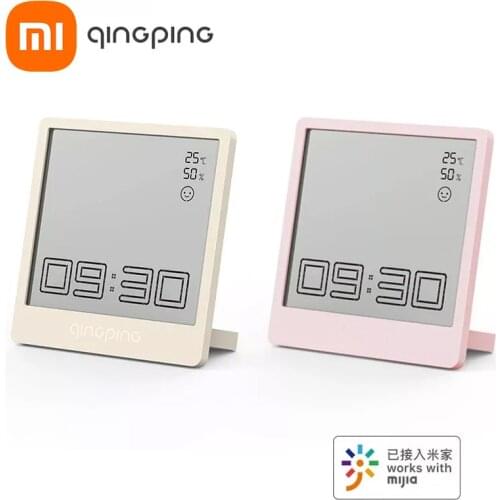Xiaomi QINGPING Bluetooth Alarm Clock Pomodoro Timer Temperature Humidity Sensor Multifunctional Clock Connect For Mi home APP