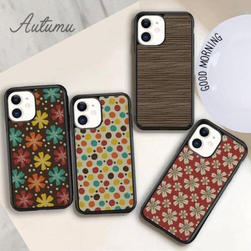 Retro70s Vibes Lover Phone Case for iPhone 11 12 Pro Max mini X XR XS SE 2020 5 6S 7 8 Plus Samsung Galaxy S9 S10 Cover shell
