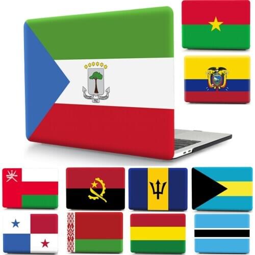 National Flag Pattern Laptop Cover Case For Apple Macbook Air Pro Retina 11 12 13 15 16 Protective Shell for Mac 11.6 13.3 15.4