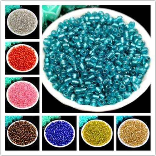 2mm 3mm 4mm Silvery Filling Czech Beads Crystal Glass Seed Beads for Jewelry Making Earring Necklace Bracelet Handmade DIY