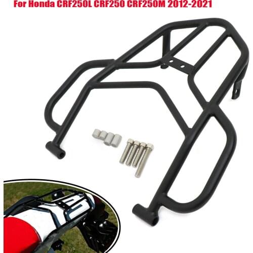 For Honda CRF250L CRF 250L CRF250 L CRF250M 2012-2021 Motorcycle Rear Seat Luggage Carrier Rack with Handle Grip Support Shelf