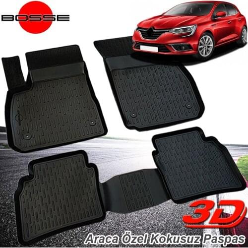 For Renault Megane 4 Mat 3D Pool HB 2016 Post BOSSE