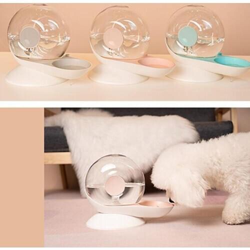 2.8L Pet Snail Shape Water Dispenser Large Capacity Drinking Bowl Automatic Cats Dogs Water Fountain