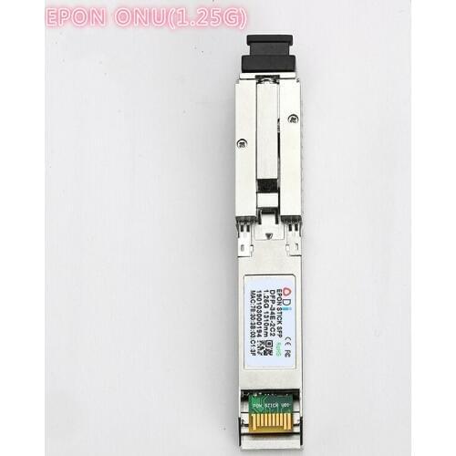 EPON SFP ONU Tx 1310/1490nm 20km SC Transceiver stick with MAC pon module for OLT switch for HUAWEI/ Cisco/XIAOMI Fiber