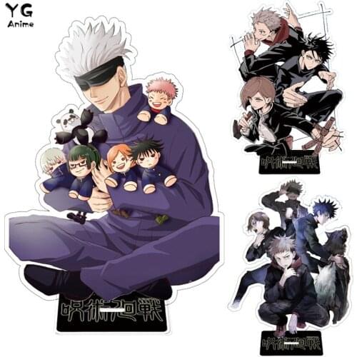 Anime Jujutsu Kaisen Figure Yuji Itadori Cosplay Acrylic Accessorie Stand Model Plate Desk Decor Standing Sign Keychain Gift hot