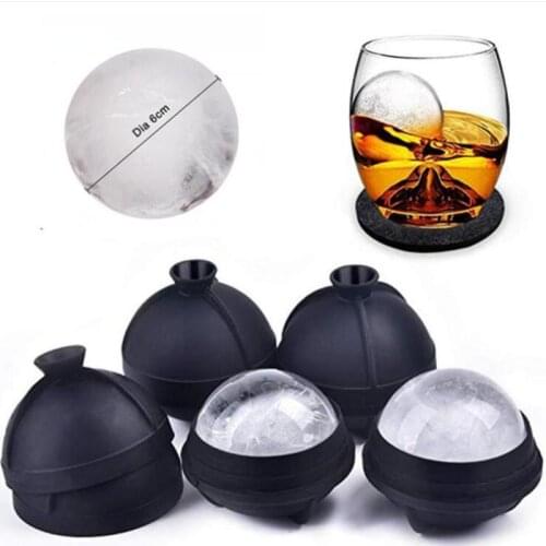 6 Cm Ball Ice Molds DIY Home Bar Party Cocktail Use Sphere Round Ball Ice Cube Makers Kitchen Ice Cream Moulds Kitchen Bar Tool