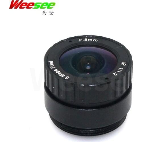 WS 3MP 2.8mm HD 3 megapixel IR cctv lens F1.2 CS mount for day/night CCD ip cameras surveillance security camera lens