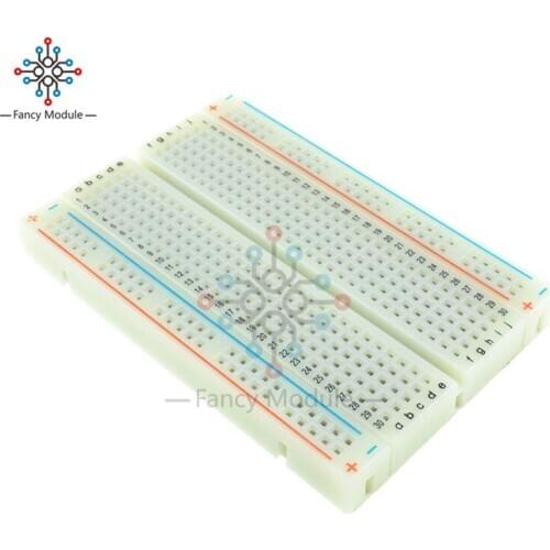 5PCS Mini Solderless Breadboard Bread Board 400 Contacts Available Test Develop