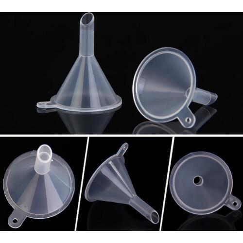 Mini transparent plastic funnel Hopper Kitchen cozinha cooking Accessories gadgets perfume emulsion Packing auxiliary tool SN419