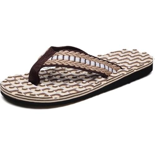 2021 New Slippers Men Summer Comfortable Massage Flip Flops Shoes Sandals Male Slipper Light Indoor Outdoor Flip-flops TX436