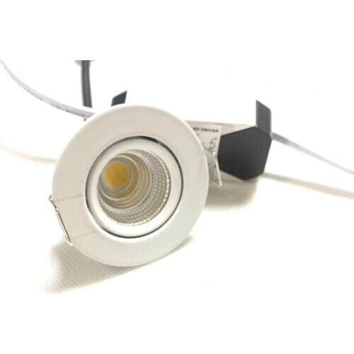 New style 4Stück 3w bridgelux LED Mini Einbauleuchte Round verstellbarer led Spot Deckenlampe 230 V LED-Schrankleuchte