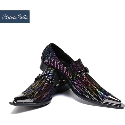 Christia Bella Man Casual Dress Flats Leather Shoes Oxfords Suit Shoes Office Mens Italian Formal Wedding Shoe Zapatos Hombre