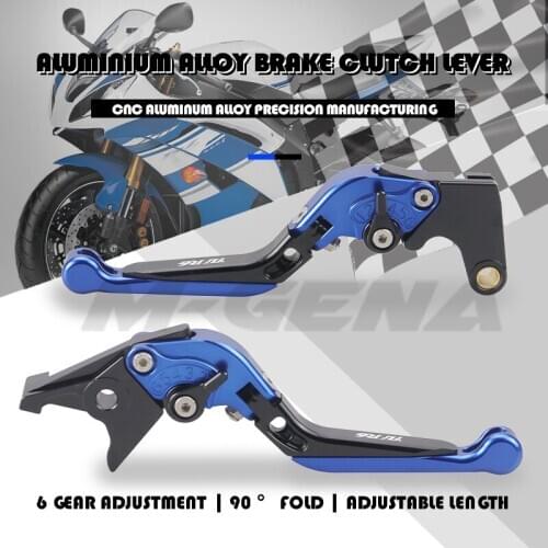 For YZF 600 YZF-R6 YZF600 R6 1999-2004 2000 2001 2002 2003Motorcycle Accessories Folding Extendable Brake Clutch Levers
