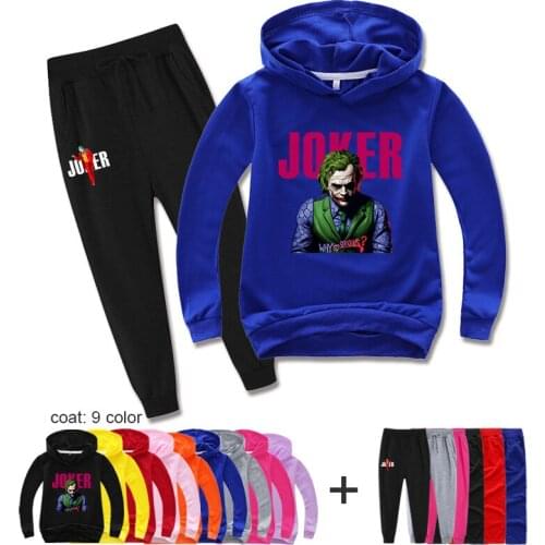 Cosy Halloween profile picture Role Play joker Clothing Set Kids Hoodies +Trousers 2pcs Suit Boys Tracksuit Girls Casual Outfits