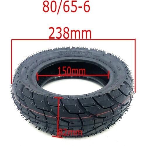 Off-road Tire 10 inch out tire 80/65-6 Electric Scooter ZERO 10X and Mantis Tyres