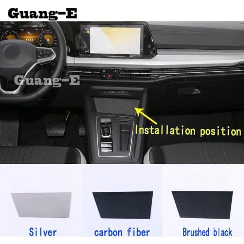 For VW Volkswagen Golf8 Golf 8 2019 2020 2021 Car Door Storage Box Panel Cup Central Control Armrest Handrail Trim Frame Parts