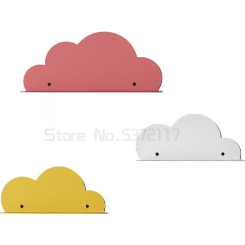 Cloud iron wall hanging storage partition living room bedroom wall decoration creative shelf