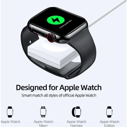 1M /3.3 Ft Portable Smart USB Watch Charger Cable Magnetic Wireless Charging Dock for Apple iWatch Series 6 5 4 3 2 ,Watchos 7.4