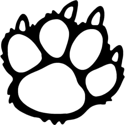 10.2*10.2CM Wolf Paw Animal Vinyl Decals Car Styling Fashion Personality Window Decorative Stickers C6-1053