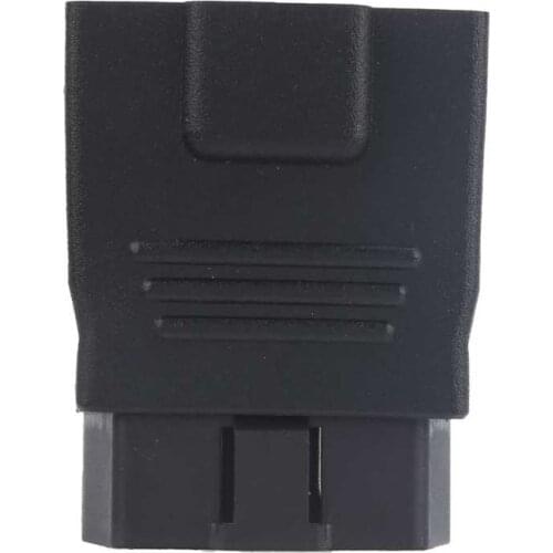 Rastreador gps do carro car gps 16Pin OBD2 Plug Adapter Male to Female ABS Plastic Code Reader Fault Check OBD Connector car