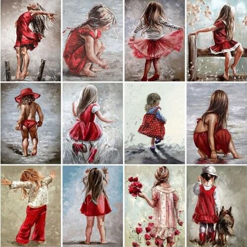 5D DIY Diamond Painting Girl Cross Stitch Portrait Diamond Embroidery Full Square Picture Rhinestones Art Bead Home Decoration