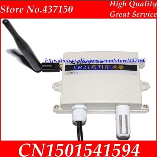 ZIGBEE wireless temperature and humidity sensor MODBUS RTU with LED and without LED display