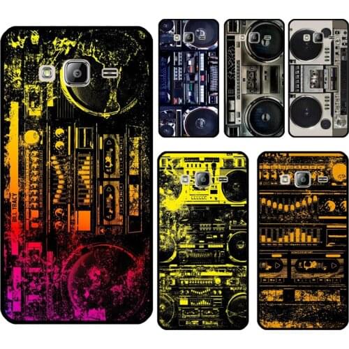 80s Retro Boombox Cassette Player For Samsung Galaxy J7 J1 J3 J5 2016 A3 A5 2017 A6 A8 J4 J6 Plus J8 A7 A9 2018 Case Cover