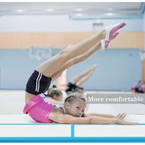 3M/4M/5M Gymnastic Mat With Air Pump Home Use Inflatable Air Floor/Air Track For Gym Drop Dtitch Material Bouncing Mat/Tumbling