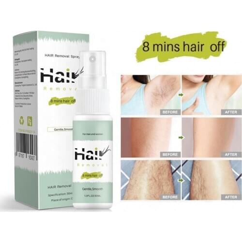 30ml Pansly 8 Mins Off Hair Removal Cream Face Body Pubic Hair Depilatory Beard Bikini Legs Armpit Painless Hair Removal Spray