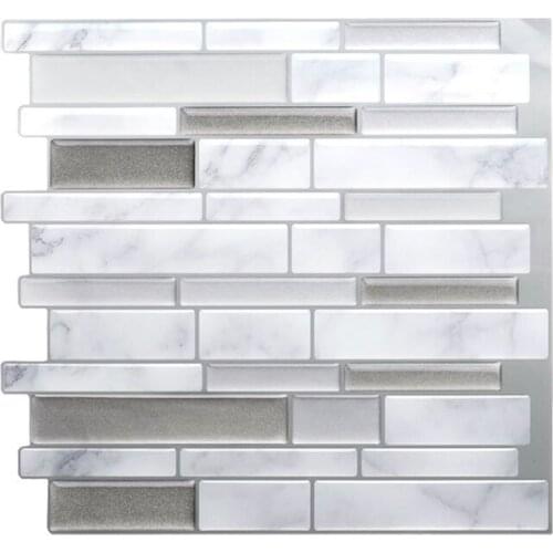 EasyTiles Peel And Stick Waterproof Wall Tiles,Kitchen Backsplashes,Bathroom Decorative Baffles,New Home Decorations
