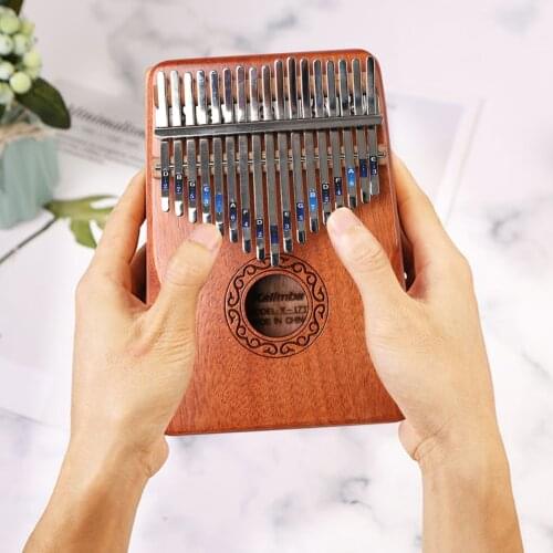 17 Key Kalimba Mbira DIY Parts Set Thumb Piano Shrapnel Tuning Hammer Kit Musical Instrument Accessories for Adult Beginners