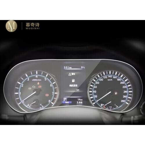 For Infiniti Q50 Q60 2016-2020 Automotive interior Instrument panel membrane LCD screen TPU protective film Anti-scratch film