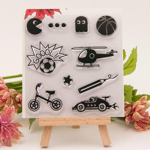 Transparent Clear Stamps for Scrapbooking Card Making Photo Album Silicone Stamp DIY Decorative Crafts T2023