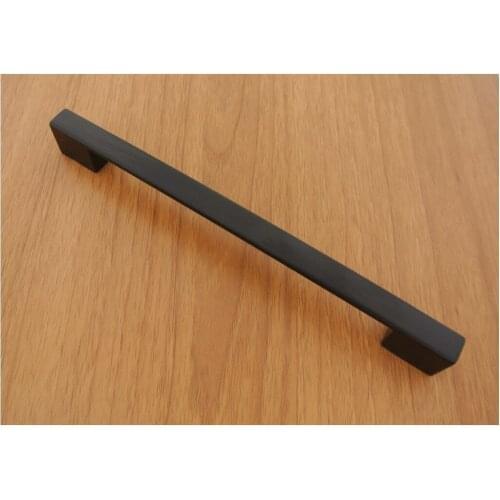 Nergis Handle Matte Black Cabinet Coatroom 160 Mm 10 pcs