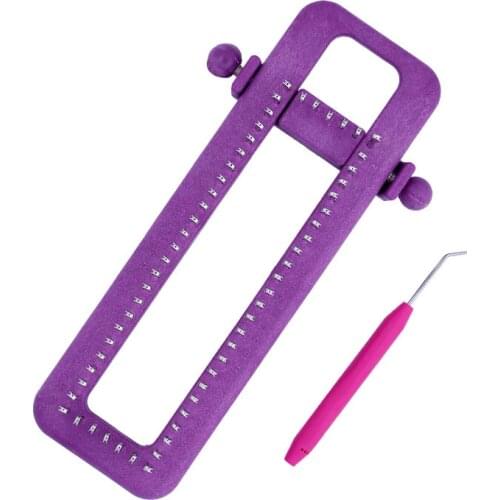 SKC Adjustable Sock Loom Kit Knitting Socks Scarf Hat DIY Hand Craft Tool Plastic Knitter Knitting Mar Home Sewing Tools