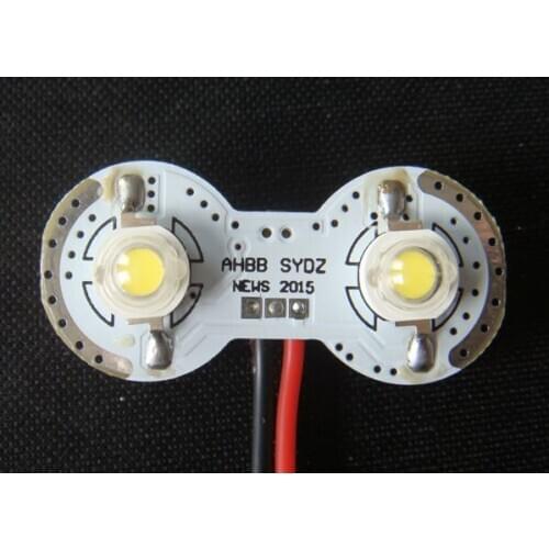 Sydz Power Bank LED Lamp Holder Assembly 3.7V Lithium Battery Input 2 Watts